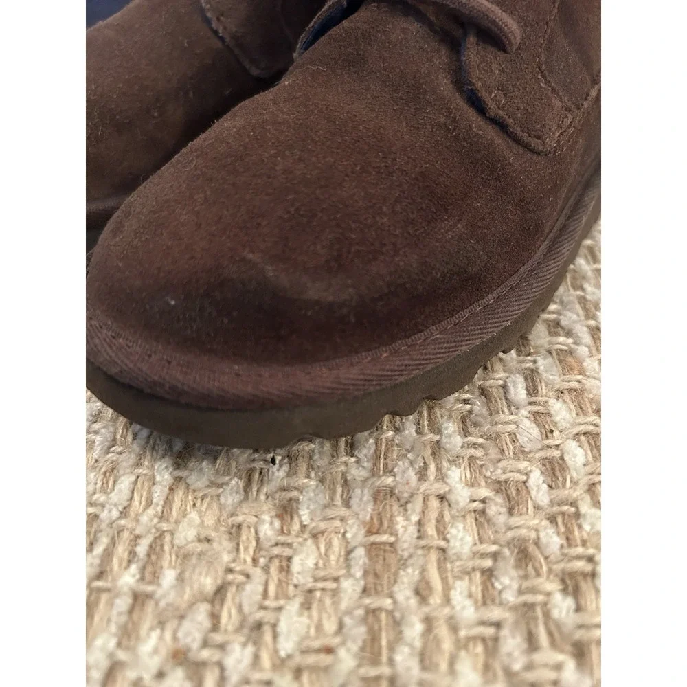 UGG Derrick Chocolate Brown Chukka Boots Kids Sz 2 Youth Bootie Boho Autumn